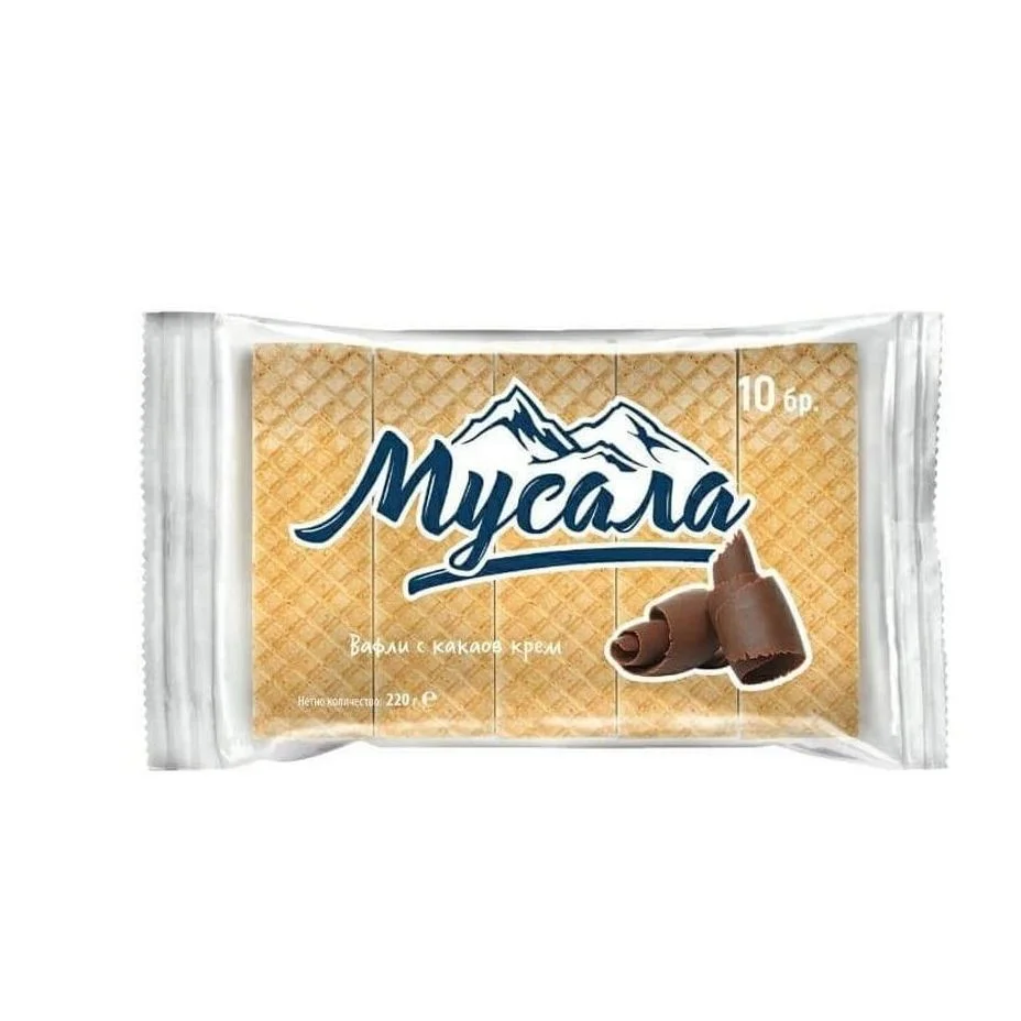 Вафли Боровец Мусала какао 0,220