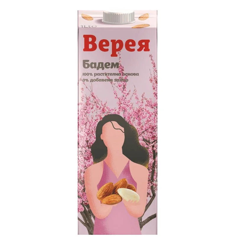 Верея напитка бадем без захар 1 л.