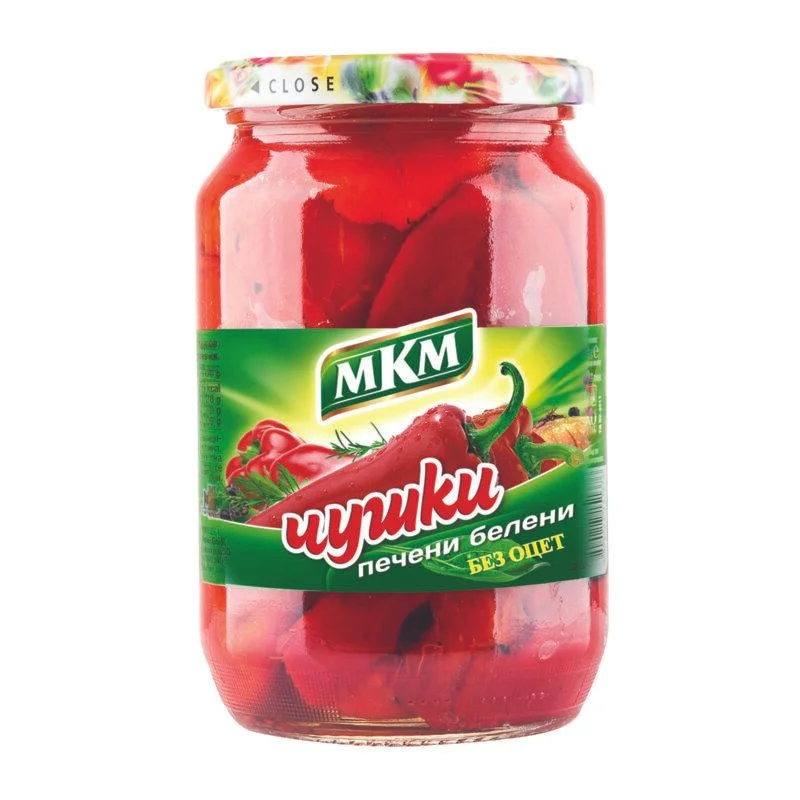 Печени чушки белени 0,680 МКМ