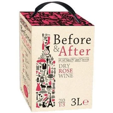 Вино Розе Before & After 3 л. Братя Минкови