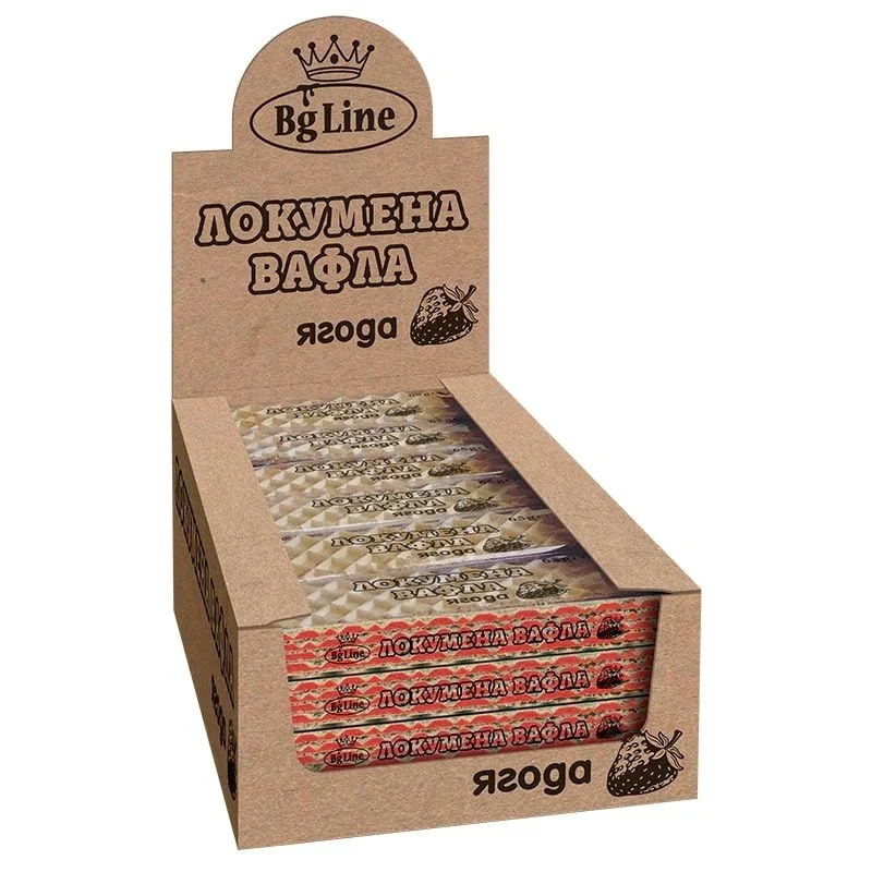 Вафла Хели Ретро локумена ягода 0,065 Sweet Life