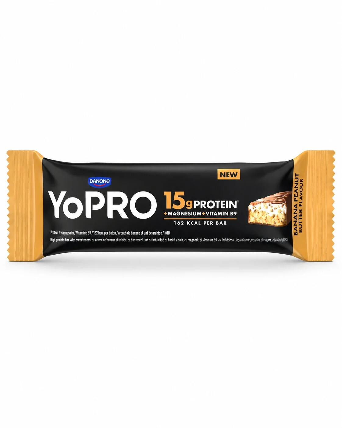 Протеинов бар YOPRO банан и фъстъчено масло 0.045