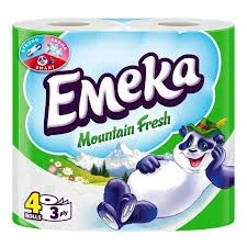 Тоалетна хартия Емека 3 пл. 4 бр. Montain Fresh