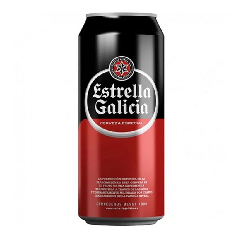 Бира Испанска Estrella Galicia 0.500 кен