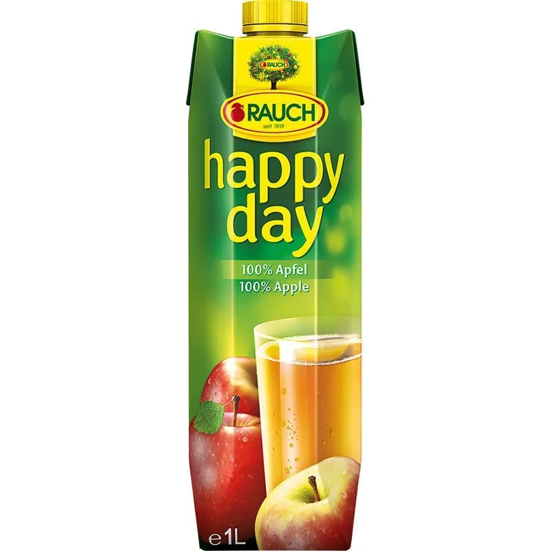 Rauch happy day сок ябълка 1 л. 100%