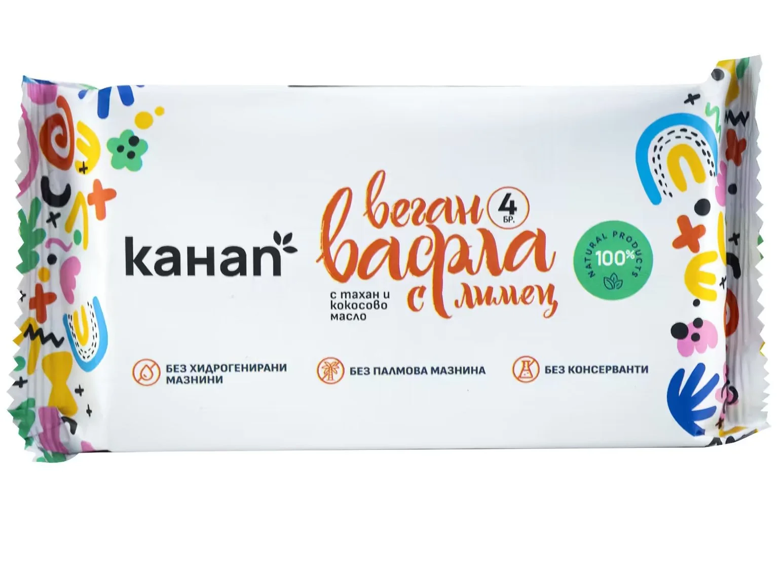 Вафли Веган с лимец 0.160 КАНАП