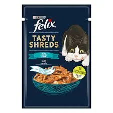 Purina Феликс Tasty Shreds пауч 0,080 риба тон