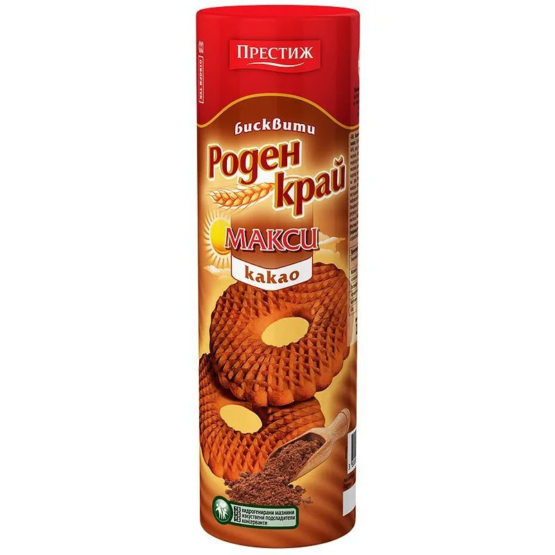 Бисквити Роден край Макси 0,250 Какао