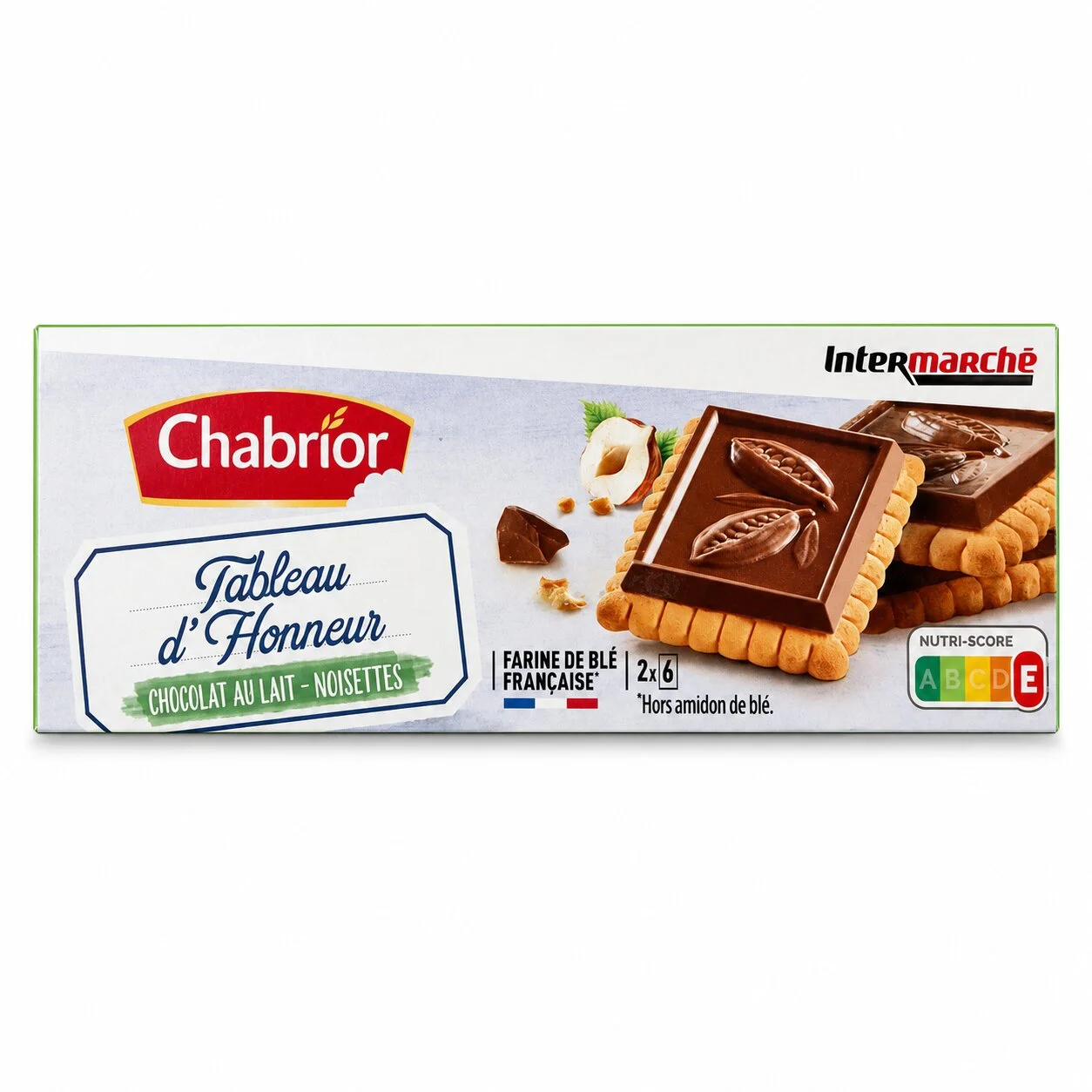Бисквити с млечен шоколад и лешници 0,150 Chabrior