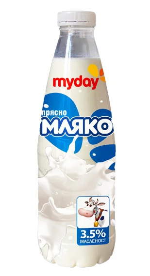 Прясно мляко My Day 3,5 % 1 л.
