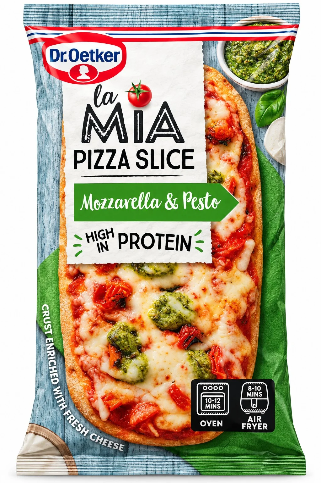 Пицети La Mia Pizza моцарела и песто 0,140 Dr.Oetker