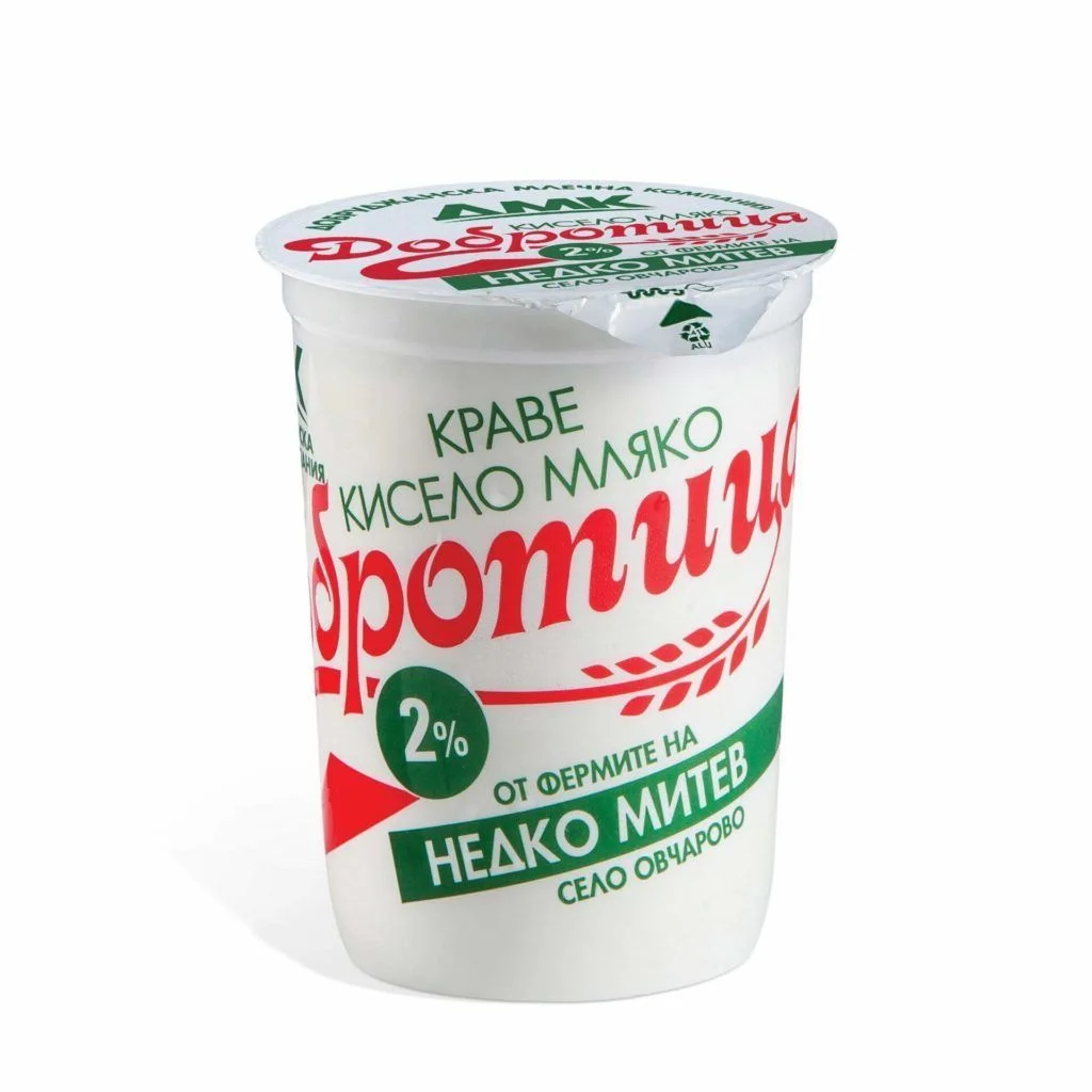Кисело мляко Добротица 2 % 0,500