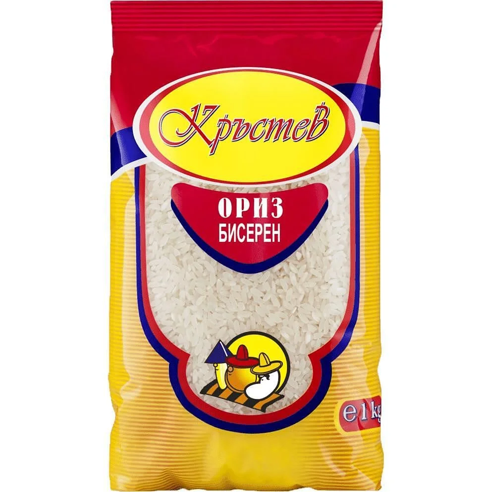 Ориз Бисерен 1 кг.  Кръстев