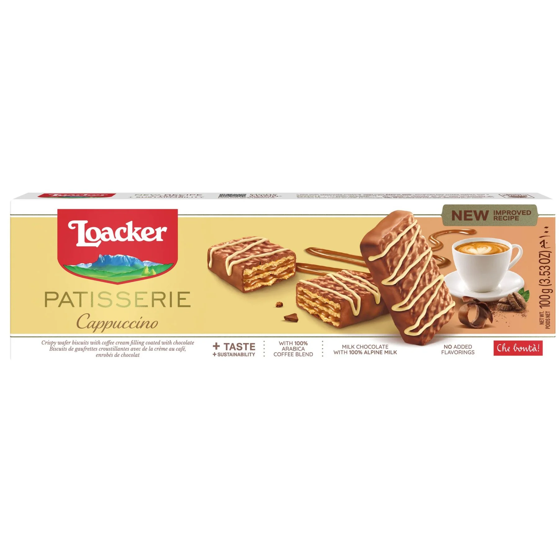 Вафли Лоакер Gran Pasticceria 0,100 Шоколадови и капучино