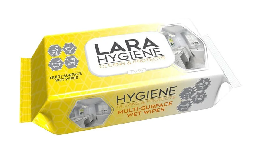 Мокри кърпи за баня 50 бр. Lara Higiene