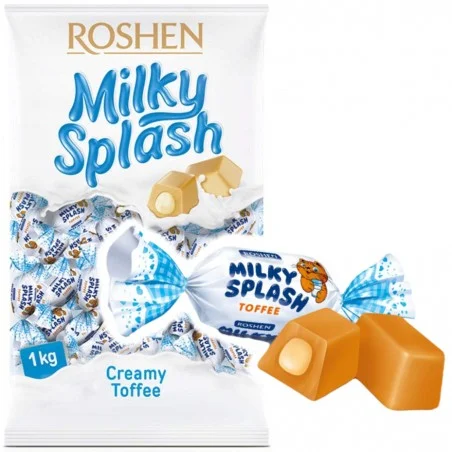 Бонбони Milky Splash 1 кг..Roshen