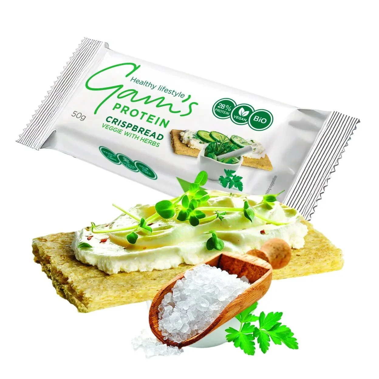Gam's Протеинов БИО хрупкав хляб 0.050 билки