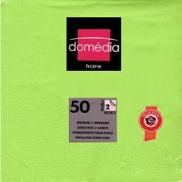 Салфетки Domedia 33 x 32 50 бр. зелени