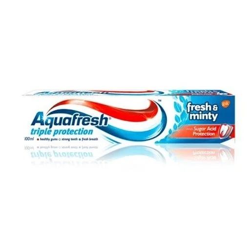 Паста за зъби Аквафреш тройна защита 0,125 Fresh minty