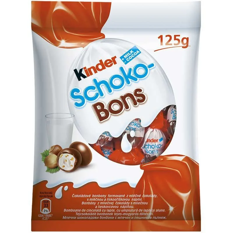 Шоколадови бонбони Киндер 0,125