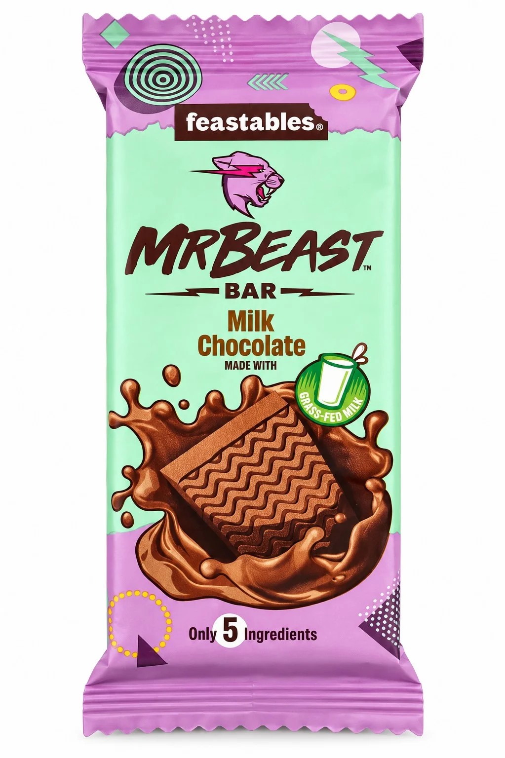 Шоколад бар Mr.Beast млечен 0,035 Feastables