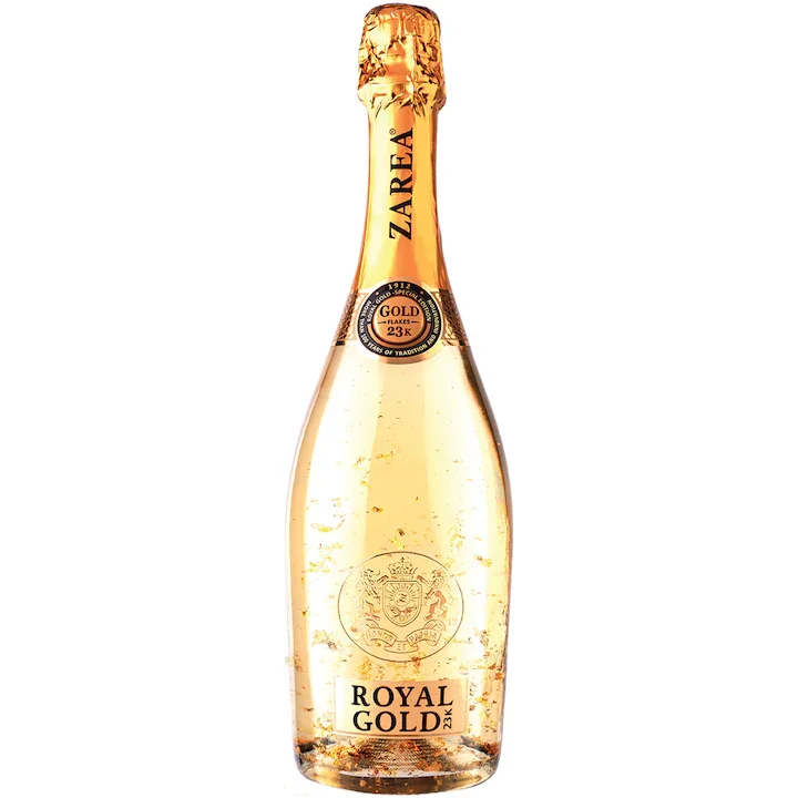 Пенливо вино Royal Gold със златни късчета 0,750 Zarea