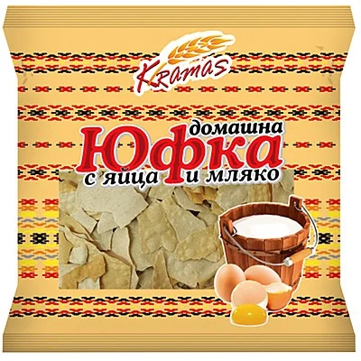 Юфка Домашна с яйца и мляко 0,200 КРАМАС