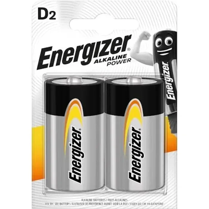 Алкална батерия Energizer Alkaline Power 1.5V 2 бр.