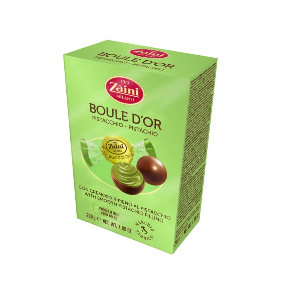 Шоколадови бонбони Boule Dor шам фъстък 0,200 Zaini
