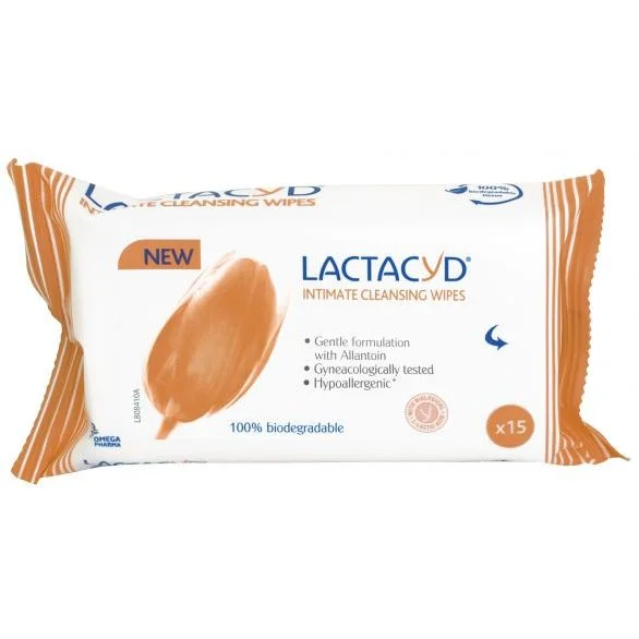 Мокри кърпи интимни 15 бр. Lactacyd