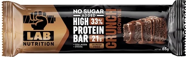 Протеинов бар брауни Premium Crunch 0,065 Lab Nutrion