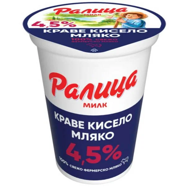 Кисело мляко Ралица 4,5% 0,400