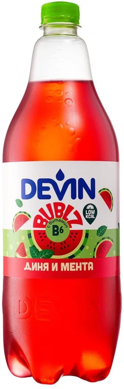 Газирана напитка диня и мента Bublz 1,2 Devin