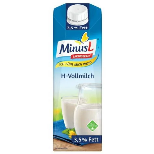 Прясно мляко Minus L без лактоза 3,5% 1л.