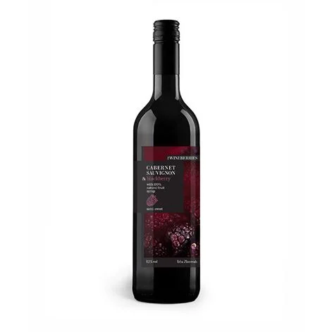 Червено вино Каберне Совиньон и къпина 0,750 Wineberries