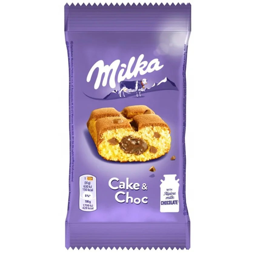 Бисквити Milka кейк и шоко 0,035