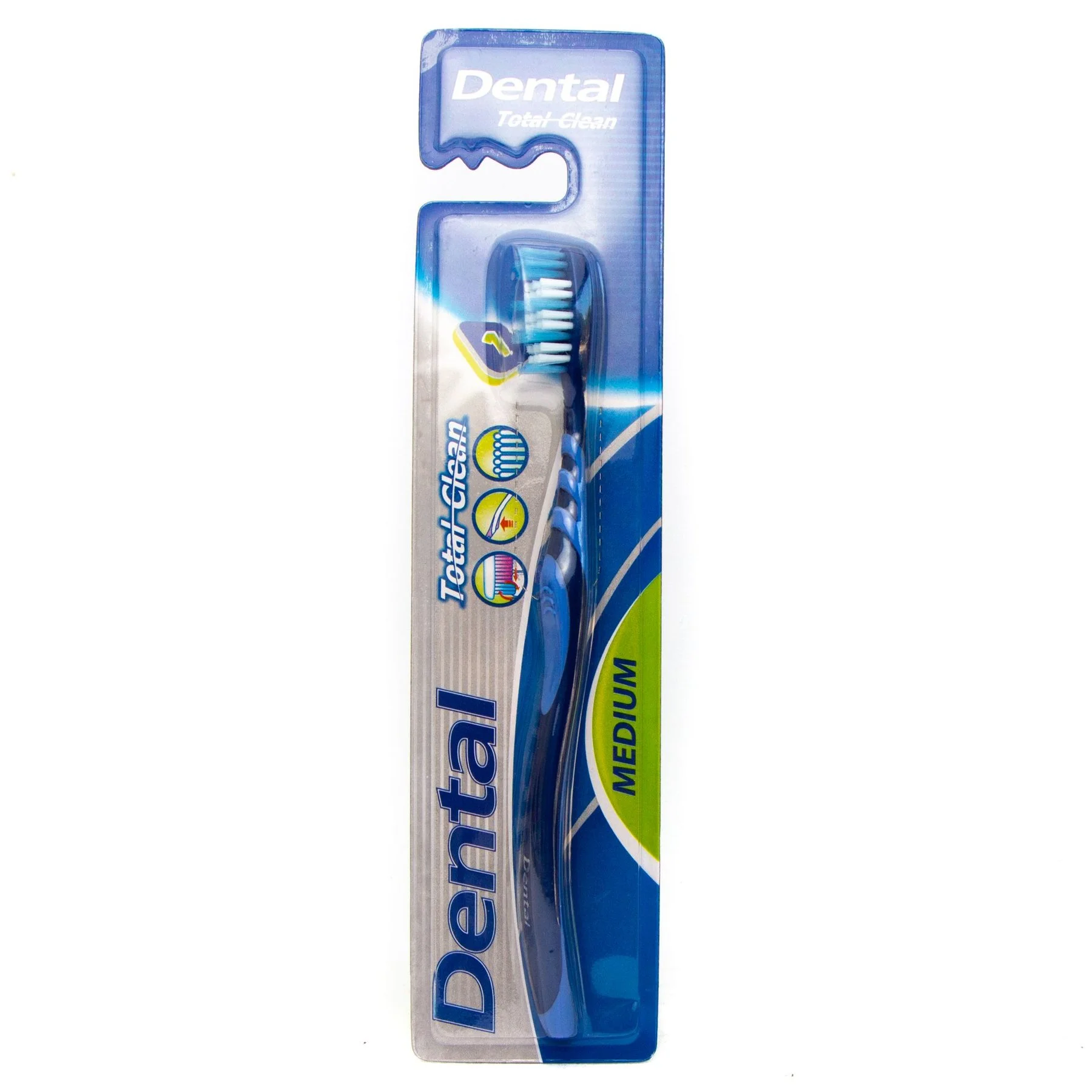 Четка за зъби Total clea медиум 4 вида