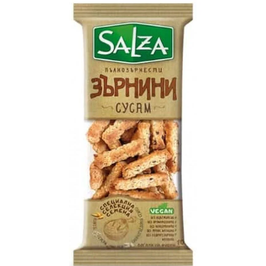 Зърнини пълнозърнести със сусам 0,180 Salza