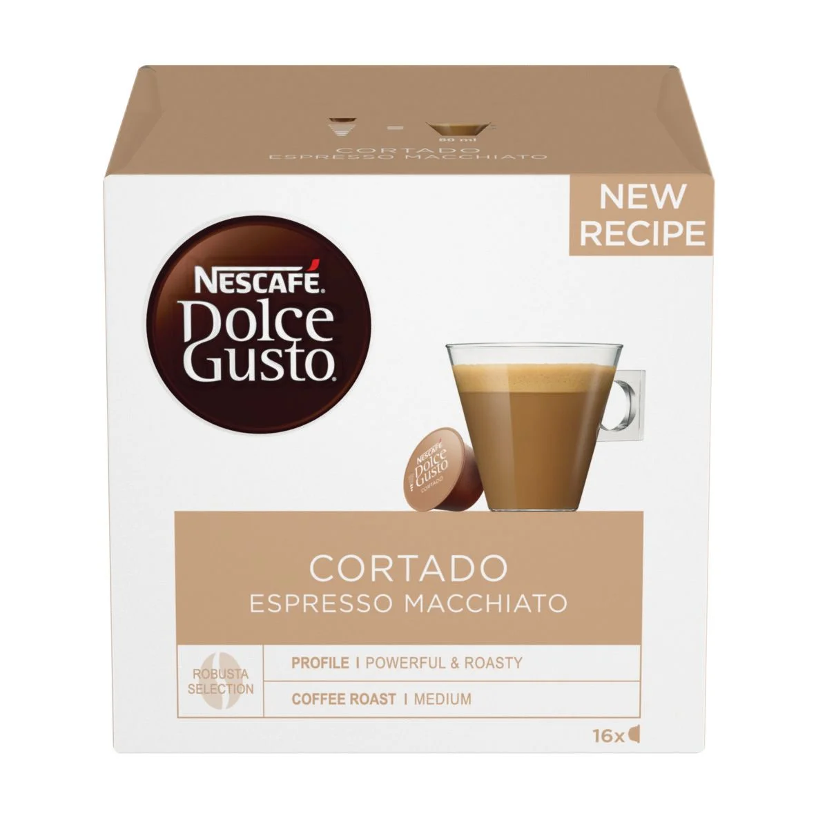 Nescafe Dolce Gusto Cortado Espressso Macchiato 16 бр.