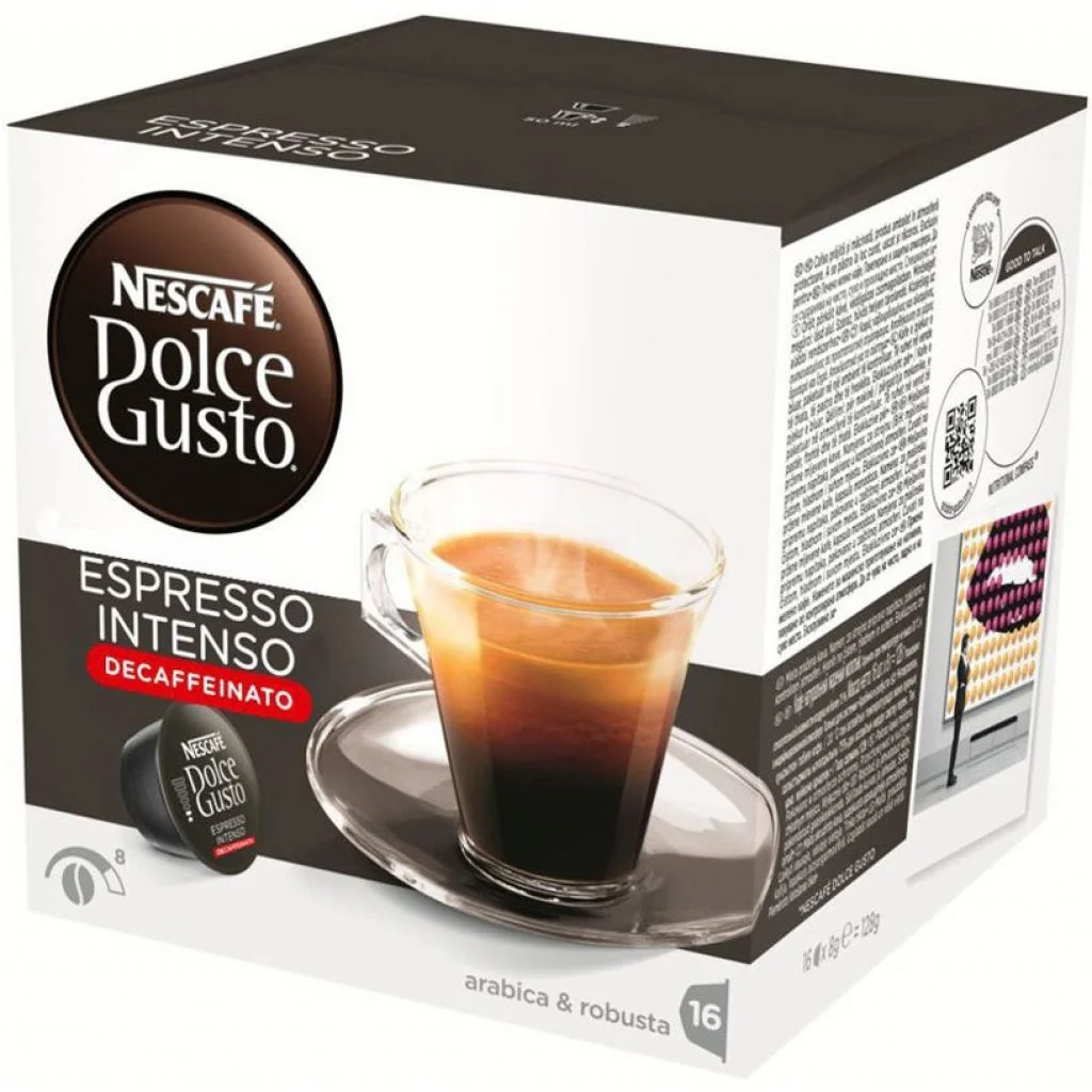 Nescafe Dolce Gusto Espresso Intenso Red Decaffeino 16 бр.
