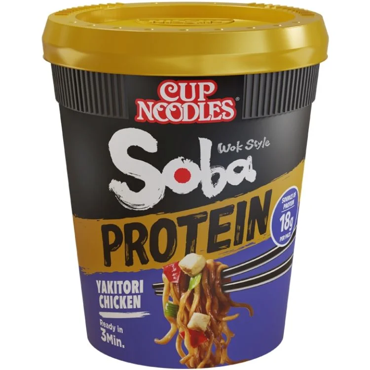 Нудли Soba протеинови Якитори пиле 0,090 Nissin