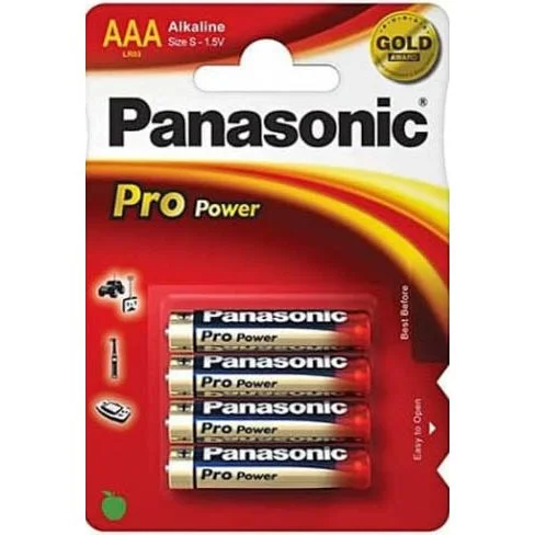 Батерии Панасоник Pro Power LR03 ААА 4 бр.