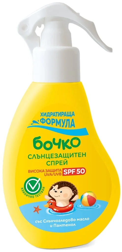 Бочко слънцезащитен спрей SPF50 0,150