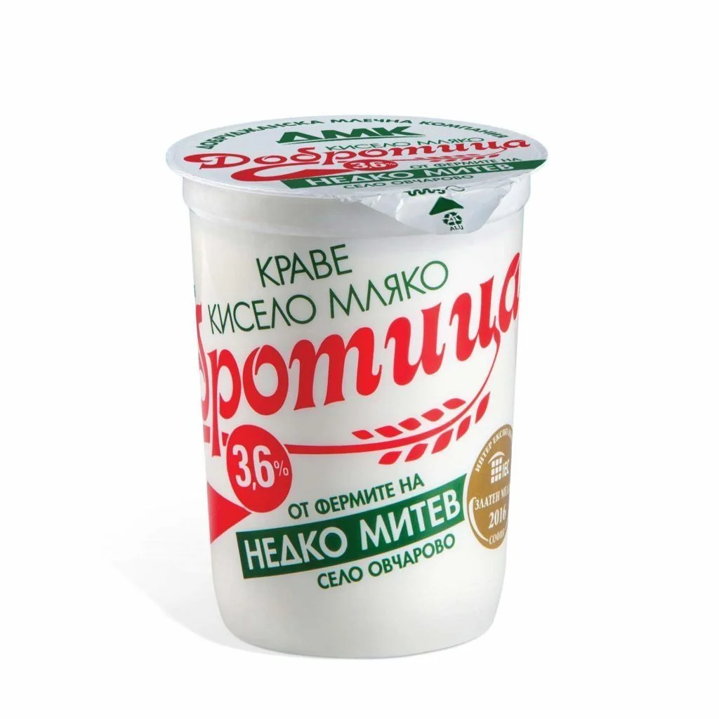 Кисело мляко Добротица 3,6% 0,500