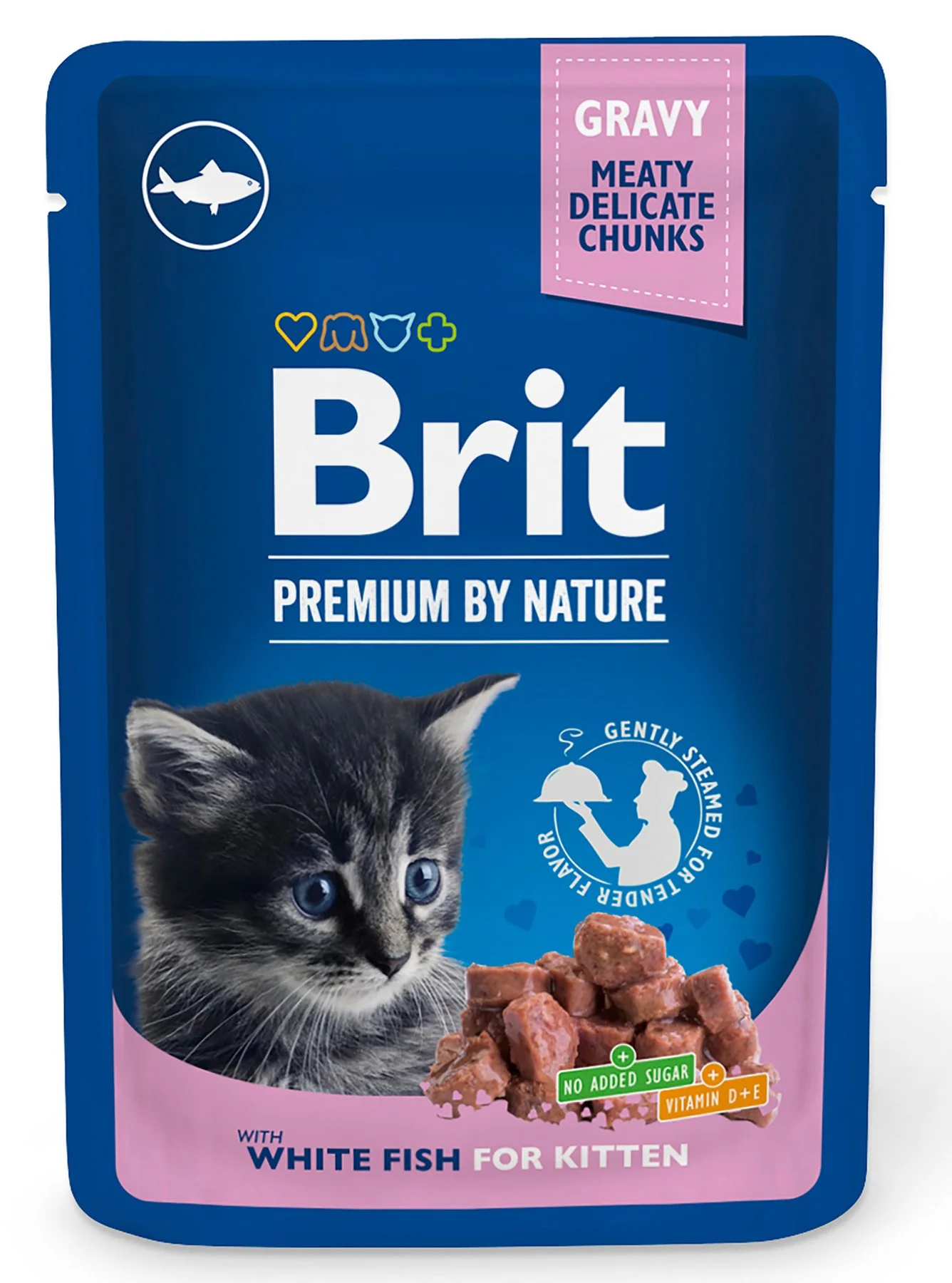 Brit Premium by Nature Kitten 0,100 бяла риба