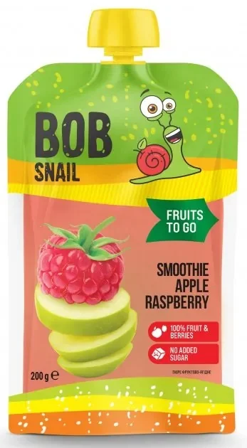 Смути BOB Snail 0,120 банан и малина