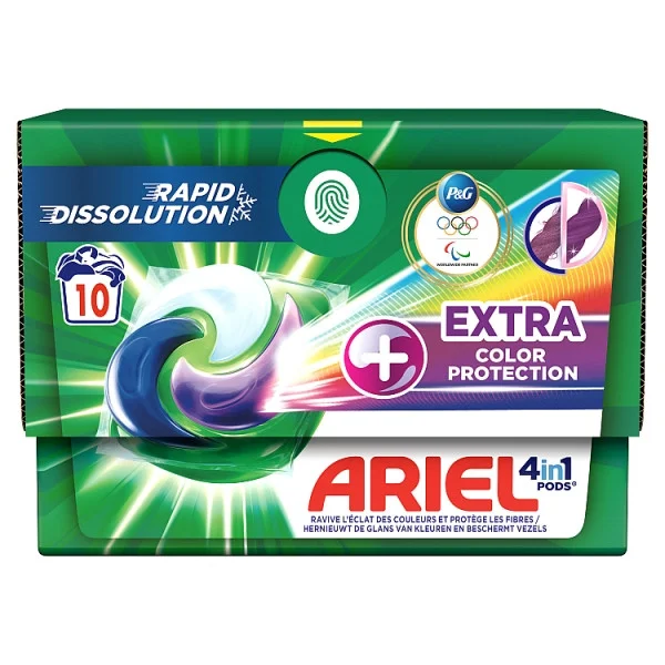 Ариел гел капсули за пране 10 бр. Extra Color