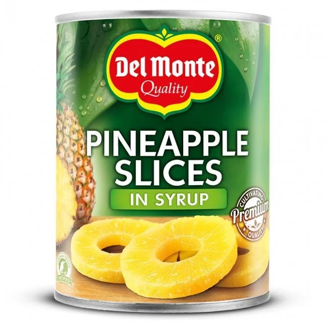 Ананас на шайби в захарен сироп 0,570 Del Monte
