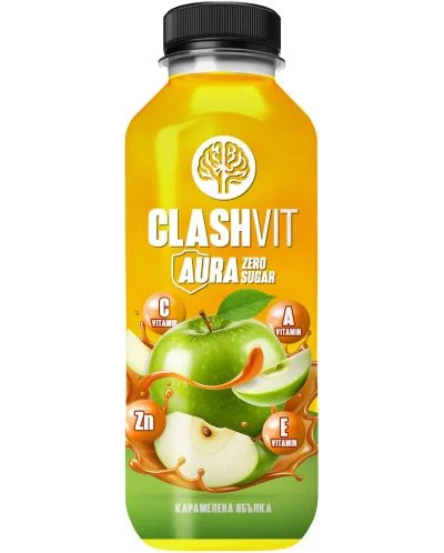 Напитка негазирана ClashVit Aura 0,475 Карамелена ябълка