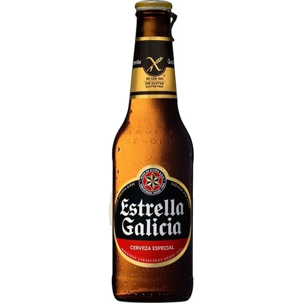 Бира Испанска Estrella Galicia  0.330 без глутен